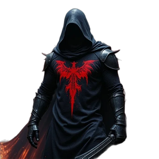 jacket, sword, mask, dragon transparent PNG cut-out