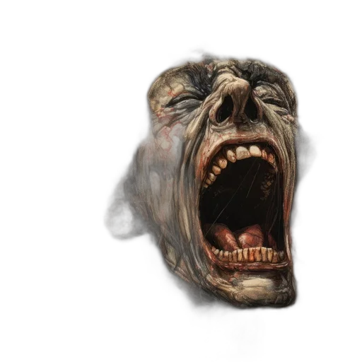 mask, face, creature, staff transparent PNG cut-out