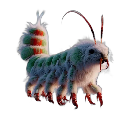 creature, animal, dragon, hair transparent PNG cut-out
