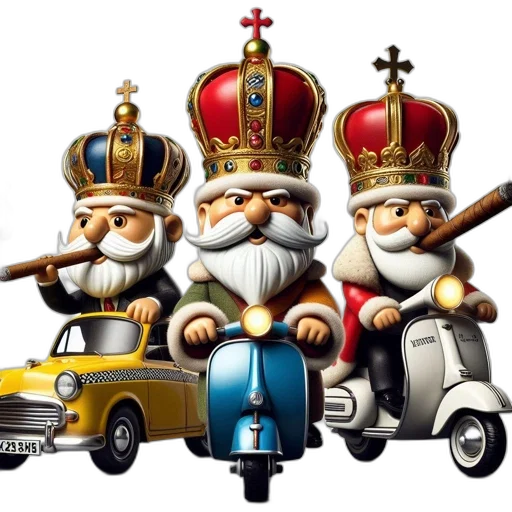crown, car, concept art, 3d render transparent PNG cut-out