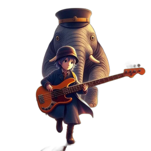 jacket, robot, hat, concept art transparent PNG cut-out