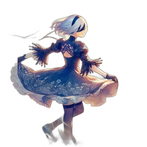 dress, robot, crown, mask transparent PNG cut-out