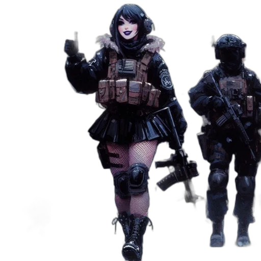 weapon, concept art, cyberpunk, 3d render transparent PNG cut-out