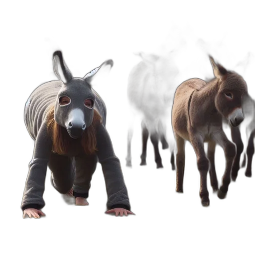 animal, creature, concept art, 3d render transparent PNG cut-out