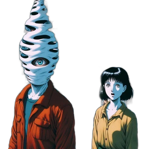 hat, mask, umbrella, creature transparent PNG cut-out