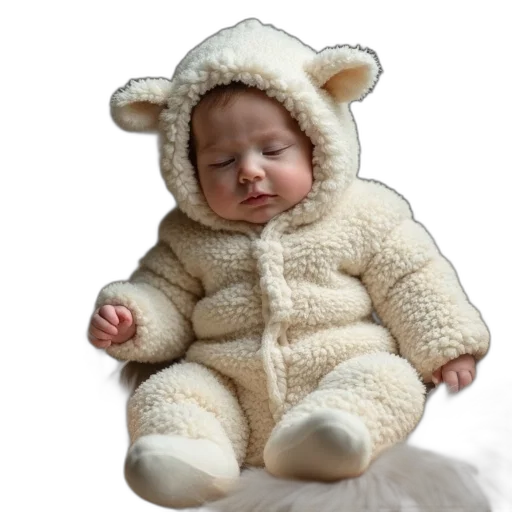 animal, creature, photorealistic, baby transparent PNG cut-out