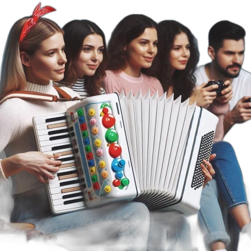 concept art, four, people, sit transparent PNG cut-out