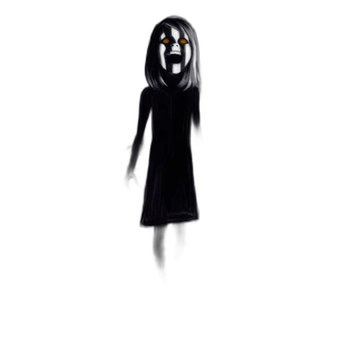 dress, creature, mask, staff transparent PNG cut-out