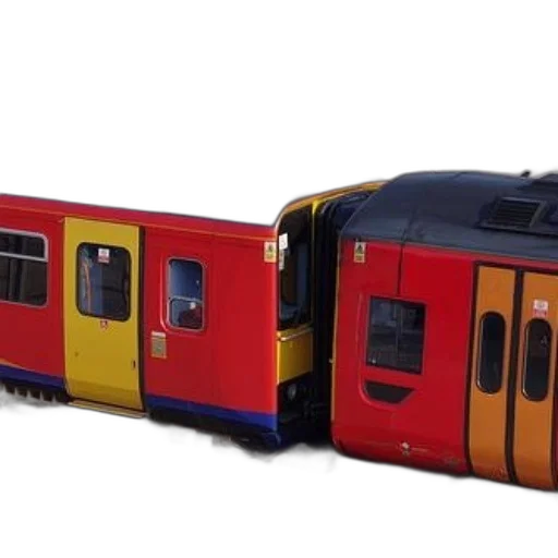 3d render, colorful, train, station transparent PNG cut-out