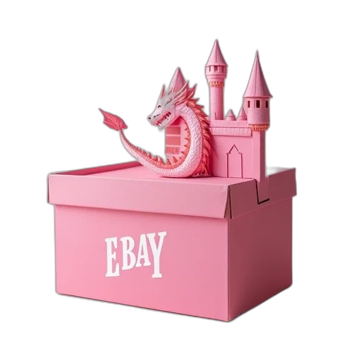 furniture, 3d render, pink, cardboard transparent PNG cut-out