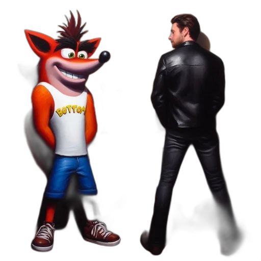 jacket, animal, mask, concept art transparent PNG cut-out