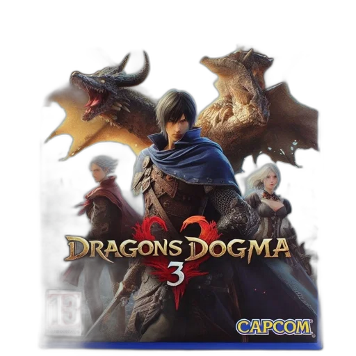dragon, three, main, characters transparent PNG cut-out