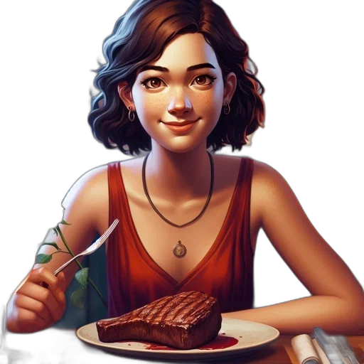 food, jewelry, dress, concept art transparent PNG cut-out