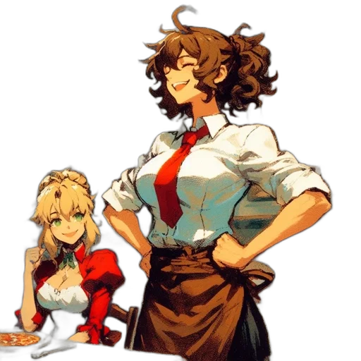staff, dress, concept art, pixel art transparent PNG cut-out