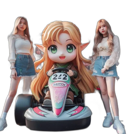 vaporwave, concept art, 3d render, photorealistic transparent PNG cut-out