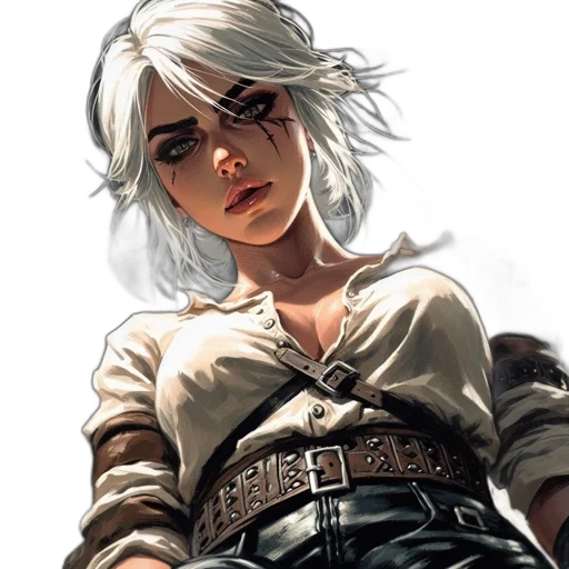 face, weapon, comic book art, concept art transparent PNG cut-out