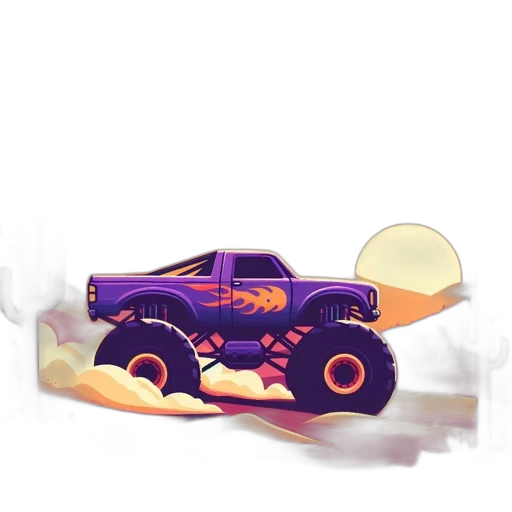 car, weapon, concept art, 3d render transparent PNG cut-out
