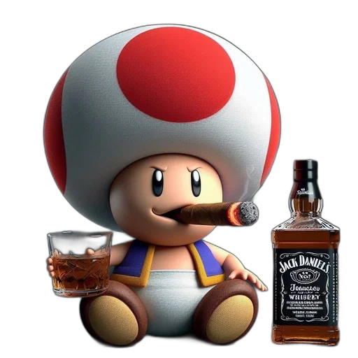 bottle, hat, crown, weapon transparent PNG cut-out