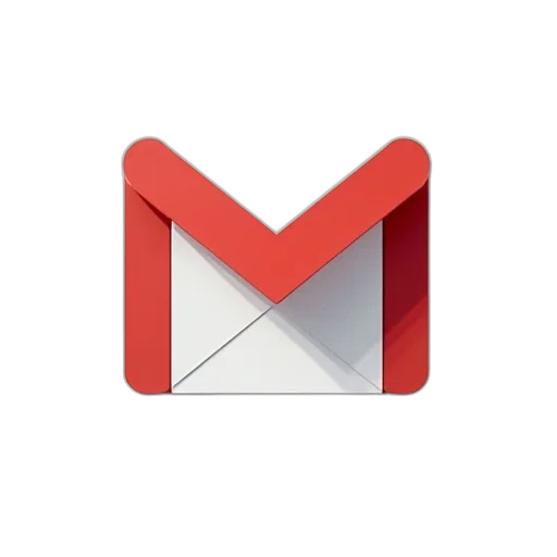 3d render, gmail, logo, google transparent PNG cut-out