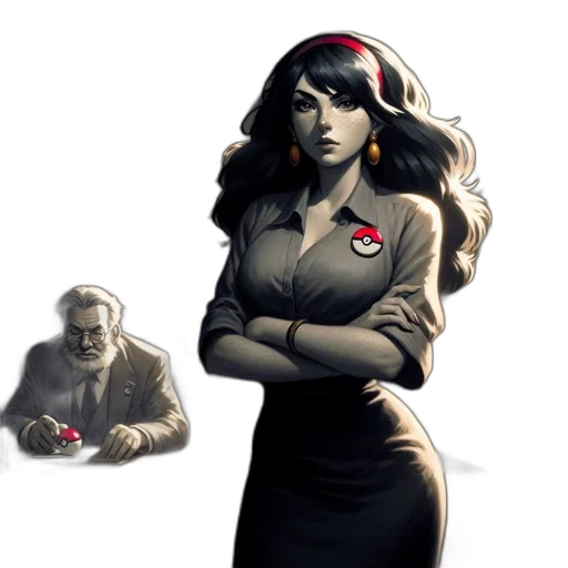 comic book art, concept art, pixel art, fantasy art transparent PNG cut-out