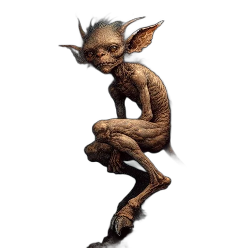 creature, staff, dragon, face transparent PNG cut-out