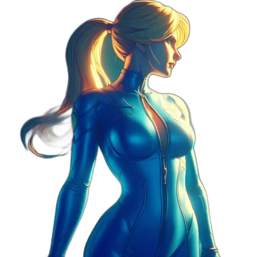 dress, robot, comic book art, concept art transparent PNG cut-out