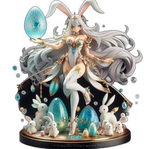concept art, fantasy art, underwater, easter transparent PNG cut-out