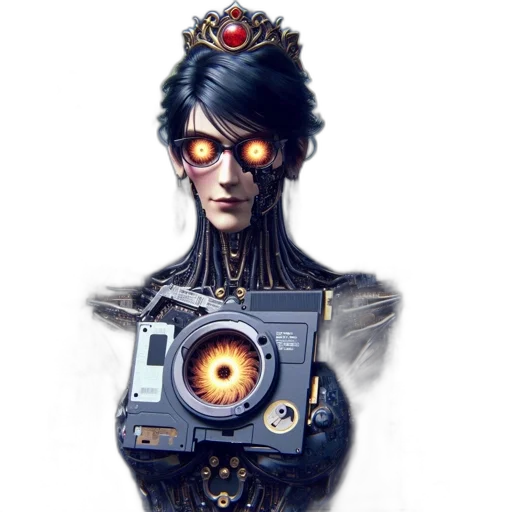 robot, face, cyberpunk, concept art transparent PNG cut-out