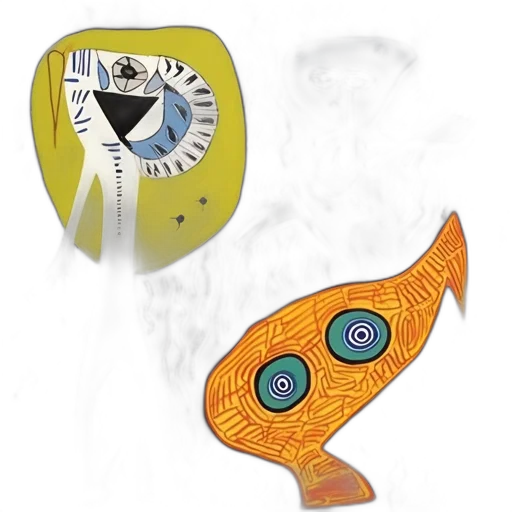 jewelry, mask, concept art, 3d render transparent PNG cut-out