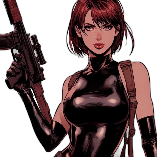weapon, comic book art, concept art, cyberpunk transparent PNG cut-out
