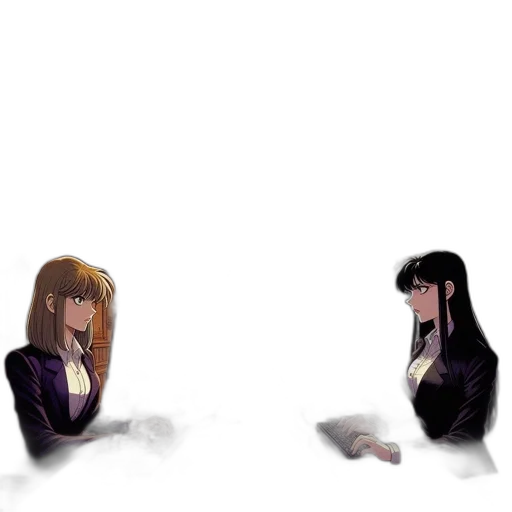 hair, concept art, anime, pixel art transparent PNG cut-out