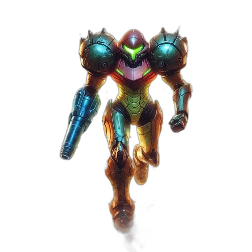 robot, weapon, staff, jewelry transparent PNG cut-out