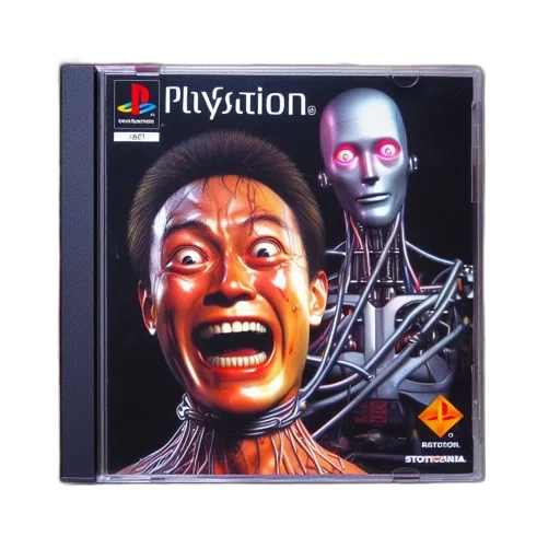 robot, face, cyberpunk, man transparent PNG cut-out