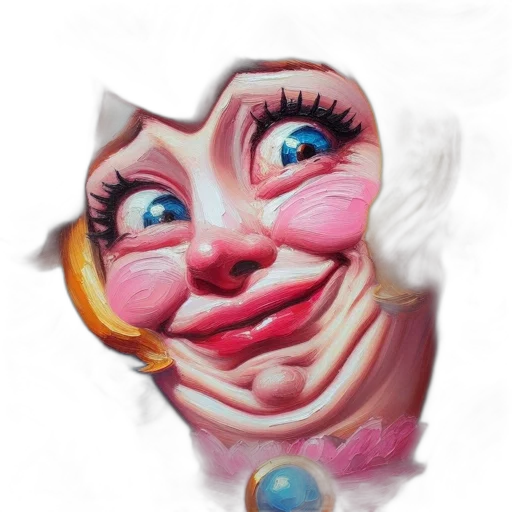 face, mask, creature, crown transparent PNG cut-out