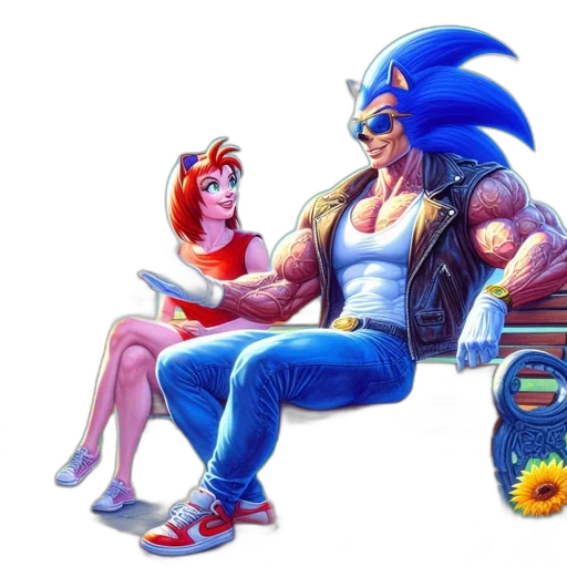 furniture, concept art, vaporwave, pixel art transparent PNG cut-out
