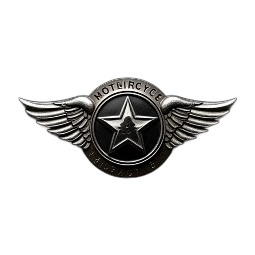 staff, motorcycle, badge, top transparent PNG cut-out