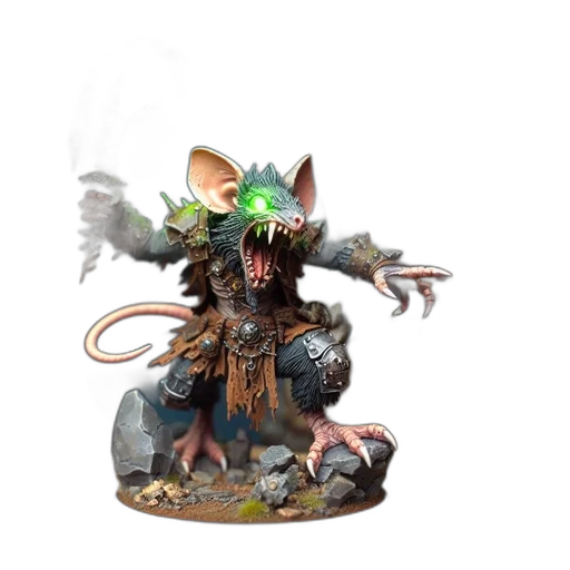 creature, staff, concept art, fantasy art transparent PNG cut-out