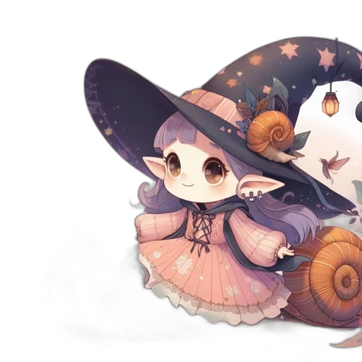 hat, dress, mask, fantasy art transparent PNG cut-out