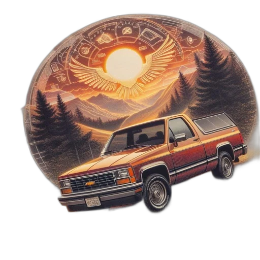 car, jacket, concept art, fantasy art transparent PNG cut-out