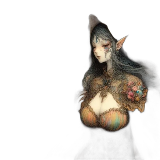 mask, staff, creature, dragon transparent PNG cut-out