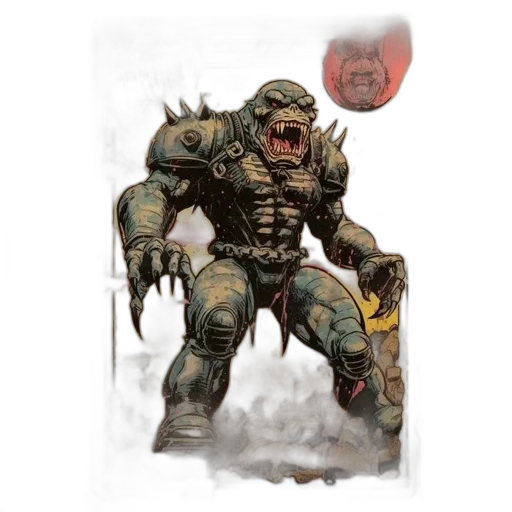creature, concept art, fantasy art, comic book art transparent PNG cut-out