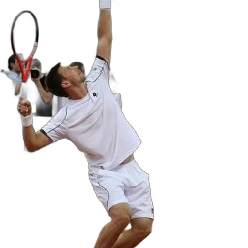 hair, tennis, player, white transparent PNG cut-out