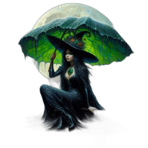umbrella, mask, hat, creature transparent PNG cut-out