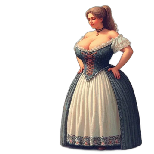 dress, concept art, 3d render, photorealistic transparent PNG cut-out