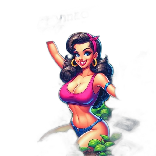 dress, fantasy art, pixel art, concept art transparent PNG cut-out