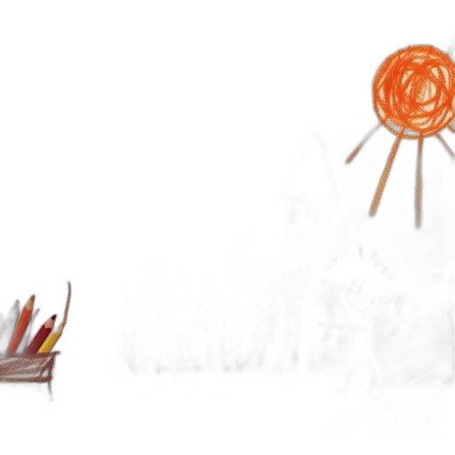 furniture, umbrella, staff, 3d render transparent PNG cut-out