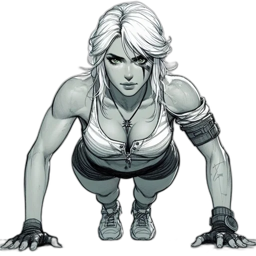 comic book art, concept art, pixel art, fantasy art transparent PNG cut-out