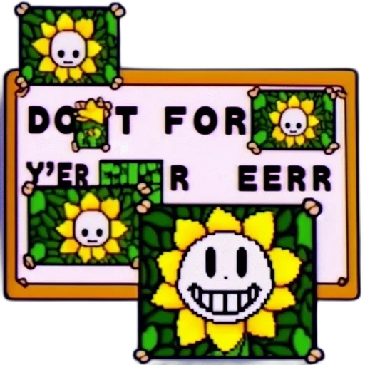flower, robot, pixel art, pixel transparent PNG cut-out