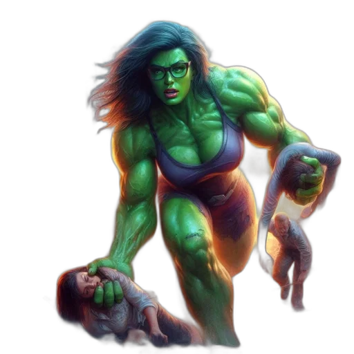 comic book art, concept art, fantasy art, photorealistic transparent PNG cut-out