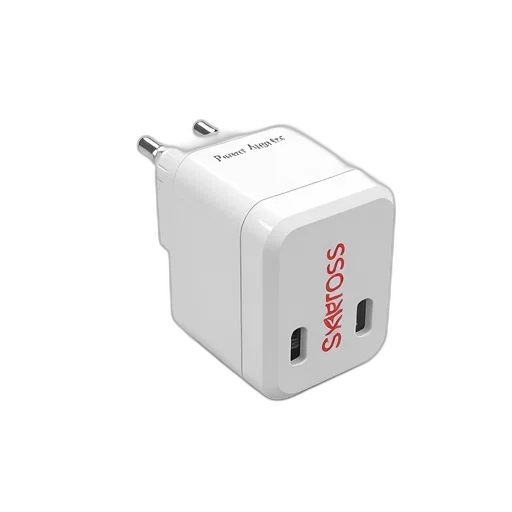 3d render, white, power, adapter transparent PNG cut-out